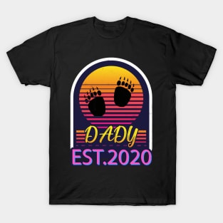 Father day promoted dady EST.2020 gift T-Shirt